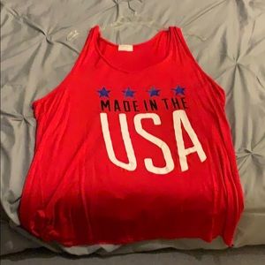 Plus size MADE IN THE USA comfy tank top